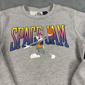 Space Jam A New Legacy Bugs Bunny Gray Crewneck Sweatshirt Mens Medium